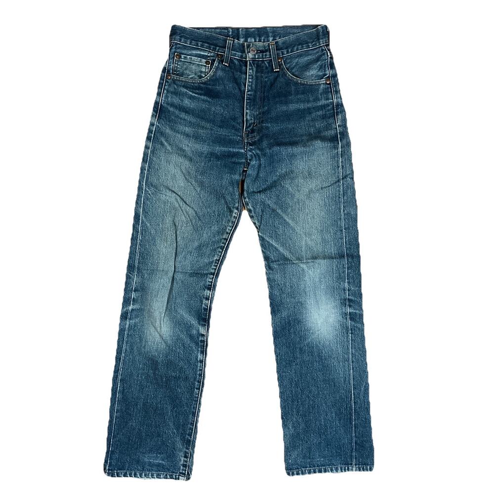 Vintage 90s Levi's 502-XX Selvedge Denim Jeans Big E Red Line Japan Made 28” J22